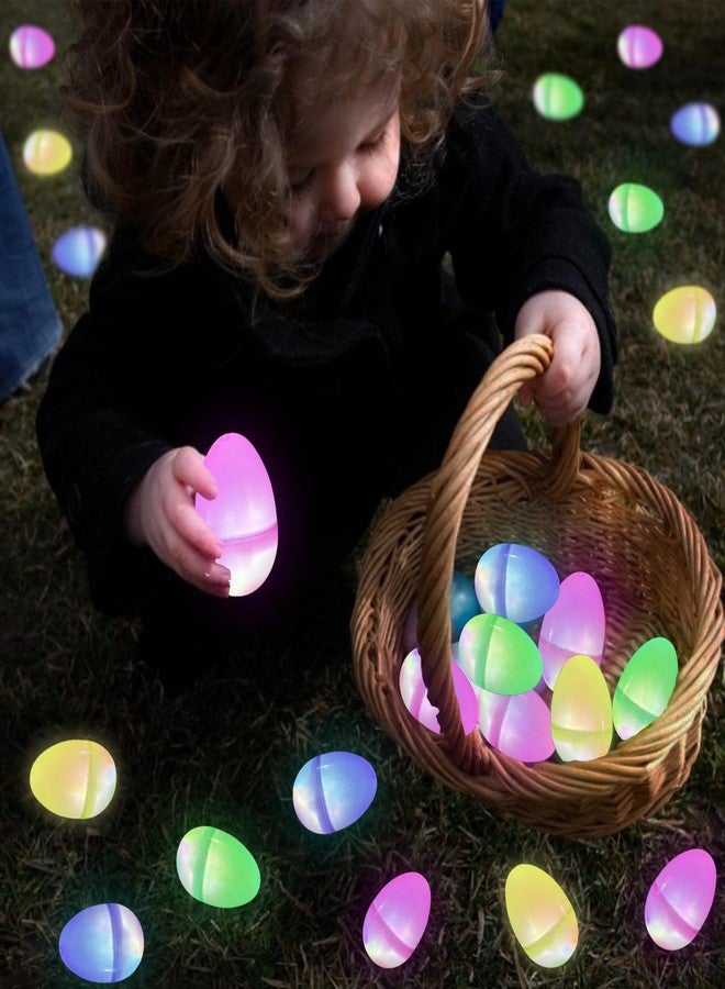 AMENON 12 Pack Prefilled Easter Eggs with Chick Duck LED Puffer Balls,Light Up Stress Relief Fidget Toys Squeeze Sensory Ball for Kids Boys Girls Easter Basket Stuffers Easter Egg Hunt Party Favor Gift - Image 5